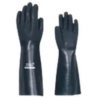 Luva PVC com Forro Áspera Verde